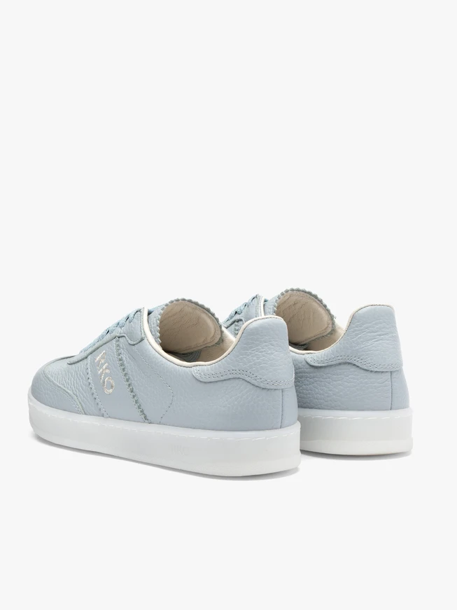 Light blue sporty flat shoes