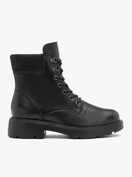 Black Women's Boots 4 cm RKO, Fleece Lined
