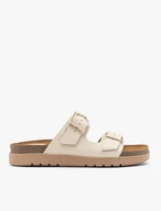 Cremefarbene Damen-Flip-Flops