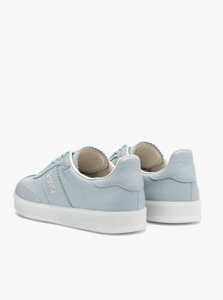 Light blue sporty flat shoes
