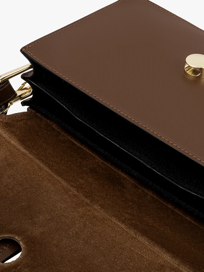 Braun kleine Damenhandtasche elegant