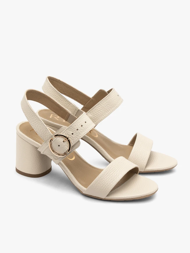Cream women’s sandals