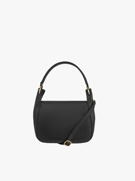Schwarze elegante mittlere Handtasche