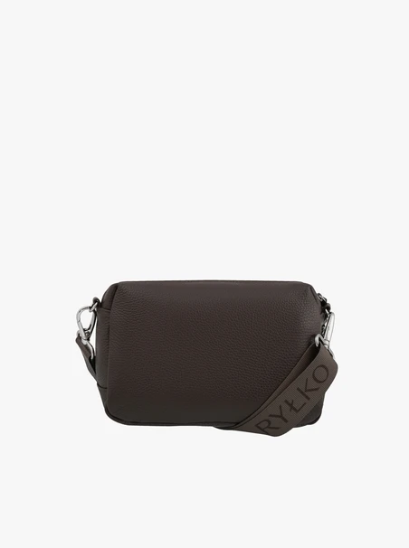 Kleine braune Handtasche mit Ryłko-Logo