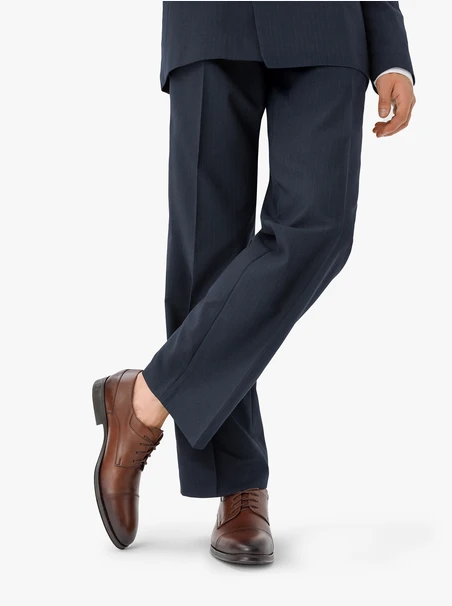 Braune Herren Schnürhalbschuhe
