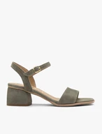 Olive women’s heeled sandals