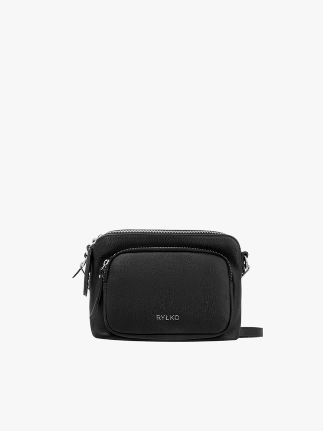 Schwarze kleine Posttasche
