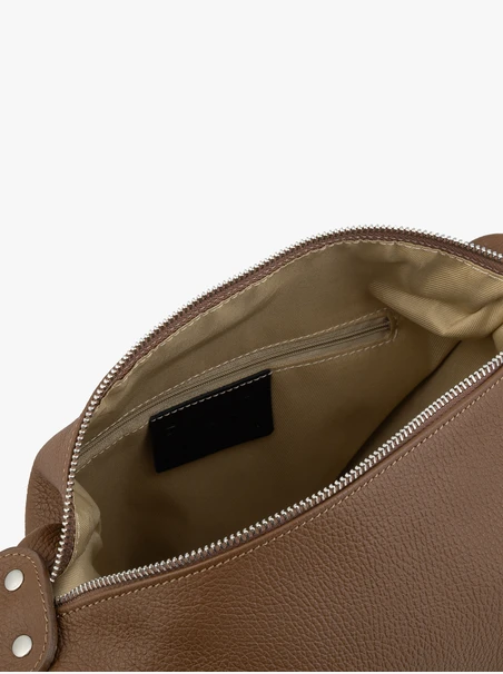 Hellbrauner Lederrucksack