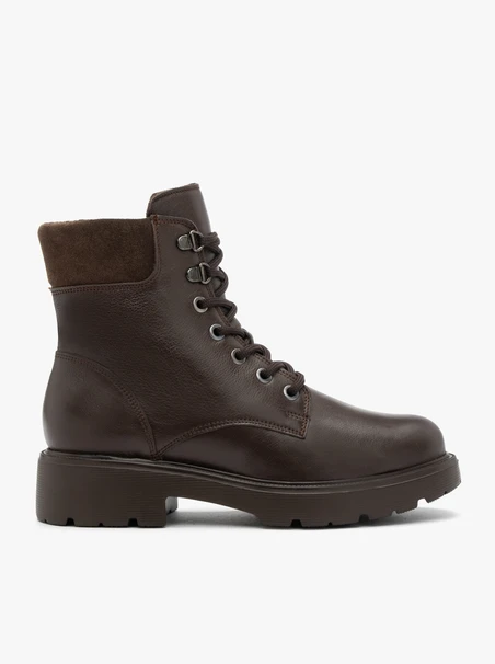 Braune Vollnarbenlederstiefel