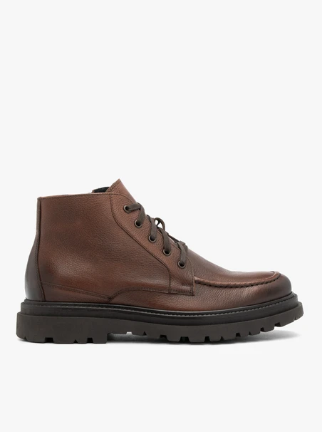 Braune Vollnarbenlederstiefel