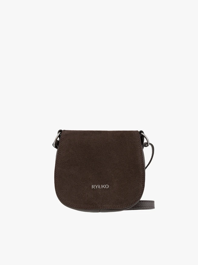 Chocolate brown saddle bag