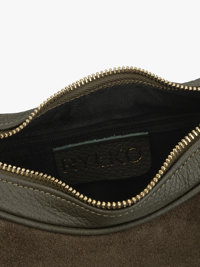 Olive kleine elegante Handtasche
