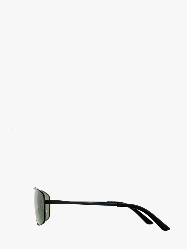 Schwarze Sonnenbrille mit Metallrahmen