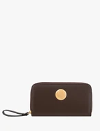 Portemonnaie aus braunem Leder