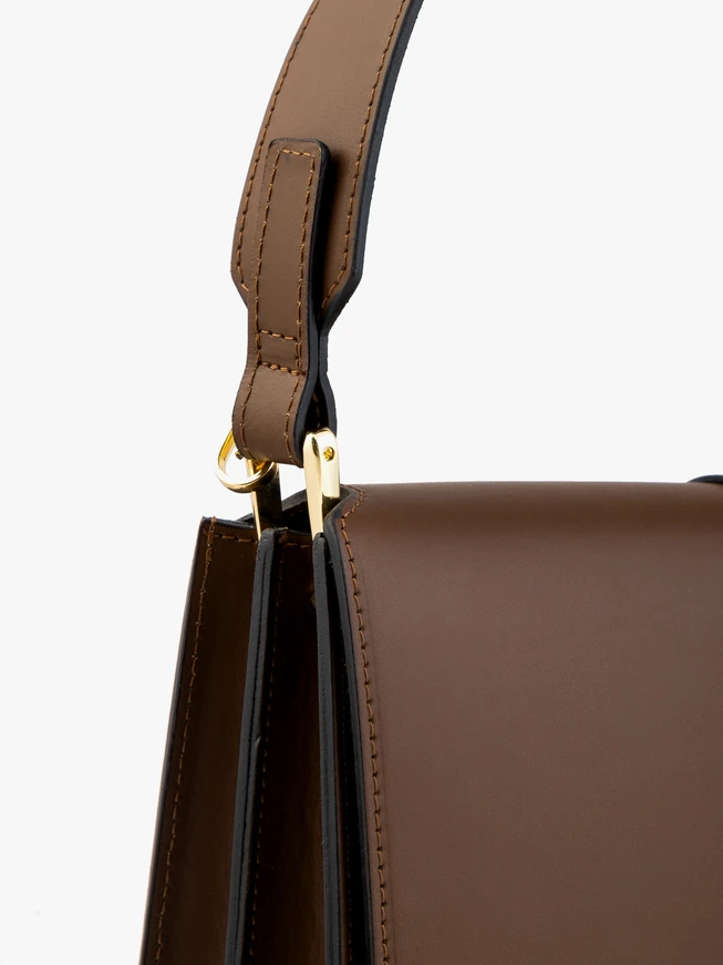 Braun kleine Damenhandtasche elegant