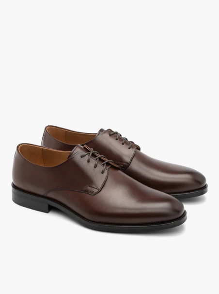 Braune elegante Halbschuhe