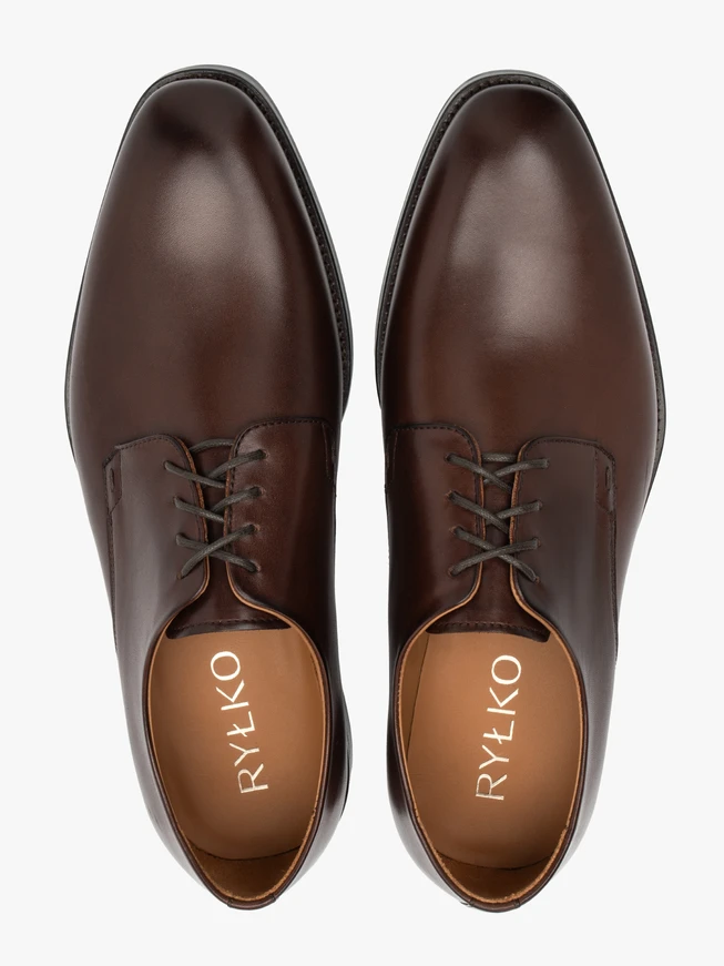 Braune elegante Halbschuhe