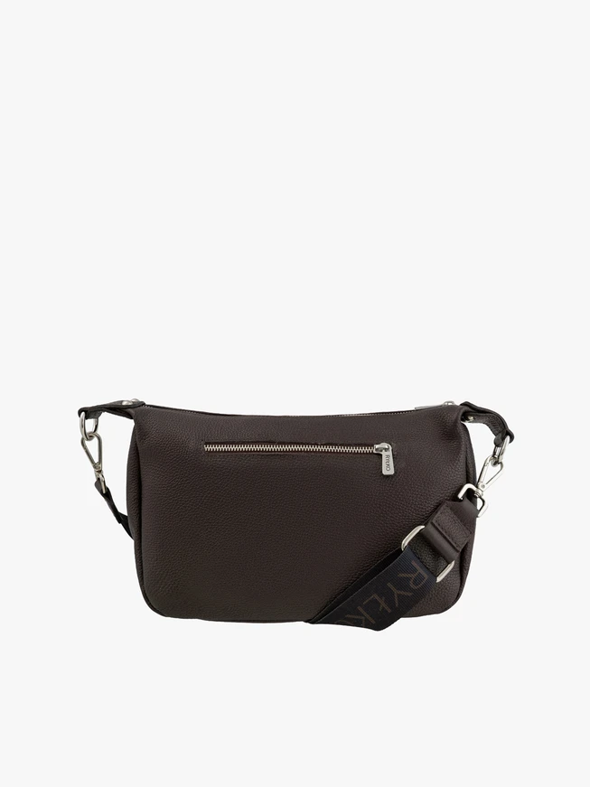 Brown medium-sized spacious handbag
