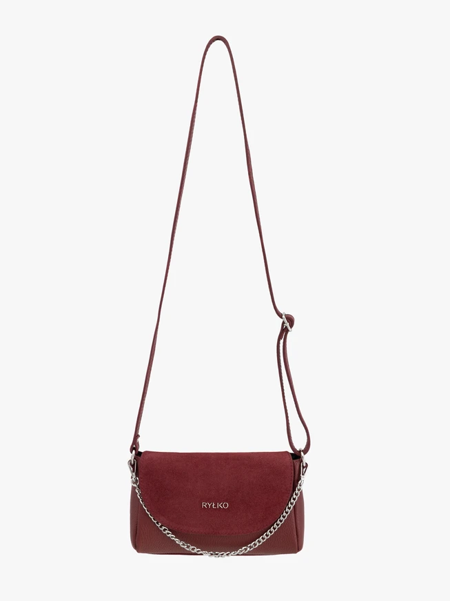 Maroon Kette Handtasche für Frauen