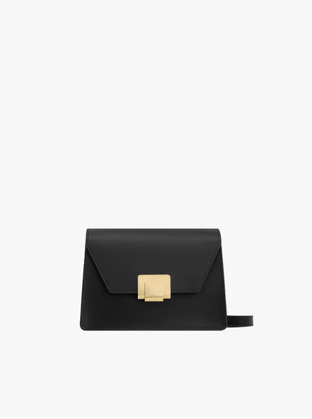 Black small elegant women's bag