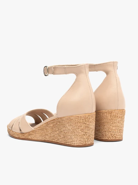 Beige Damen-Sandalen