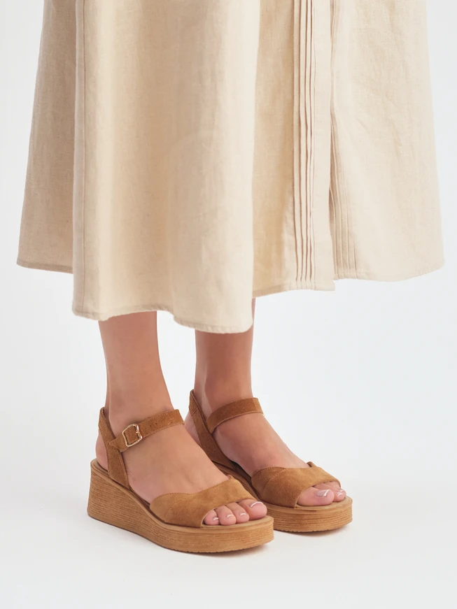 Rote Damen-Sandalen