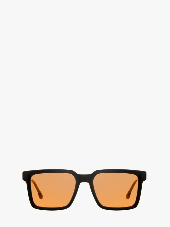Herren-Sonnenbrille mit orangefarbenen Gläsern