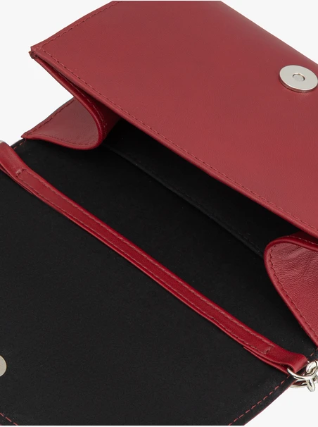 Kastanienbraune Clutch-Tasche für Frauen