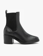 Black Leather Chelsea Boots