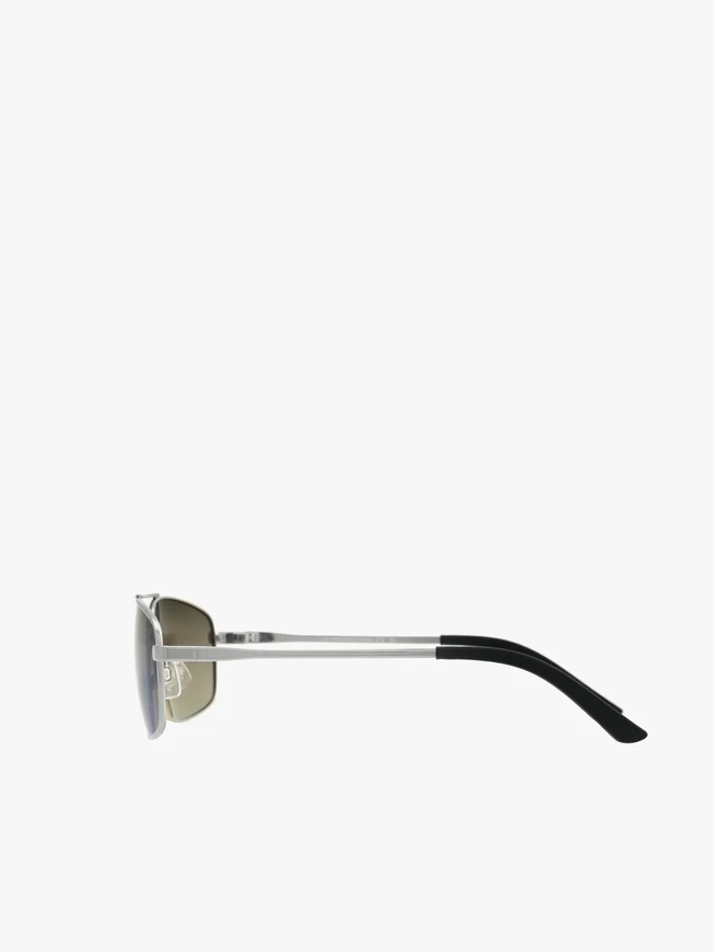 Herren-Sonnenbrille mit Silberrand