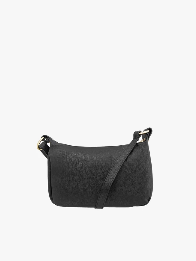 Handtasche mit schwarzem und beigem Tiermuster