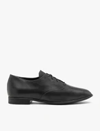 Schwarze klassische Schnürhalbschuhe