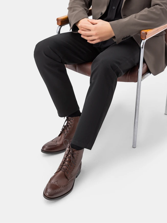 Brown men’s Ryłko Premium boots