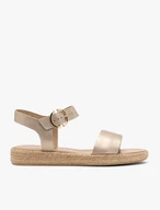 Platinum flat women’s sandals