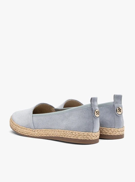 Blue suede espadrilles
