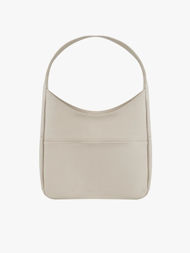 Creme große weiche Tasche