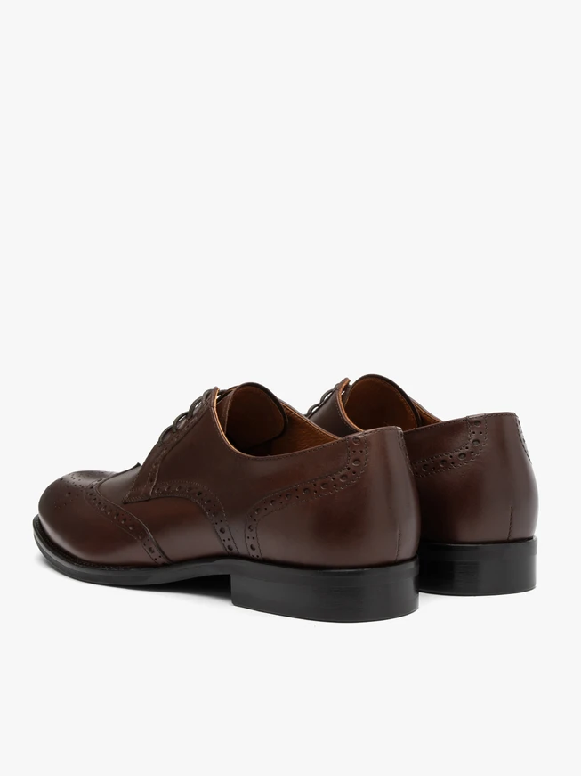 Braune Premium-Halbschuhe für Männer
