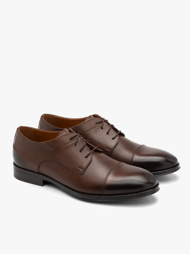 Brown lace-up men’s shoes