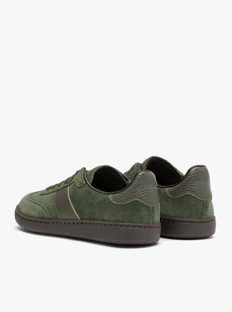 Grüne Freizeithalbschuhe