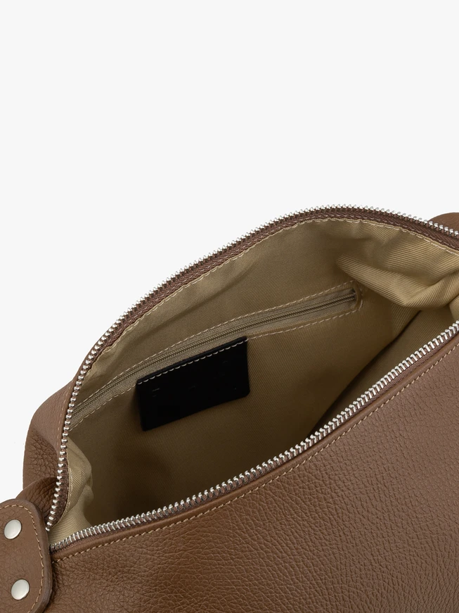 Hellbrauner Lederrucksack