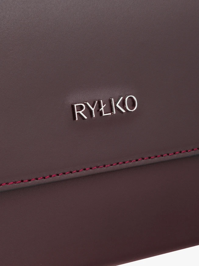 Maroon elegante Kette Handtasche