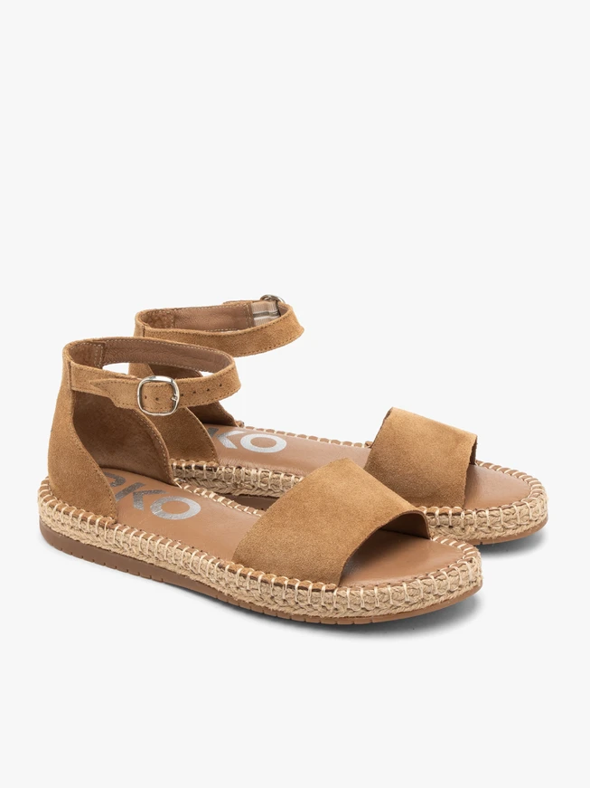 Ginger flat velvet sandals