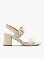 Cream women’s sandals