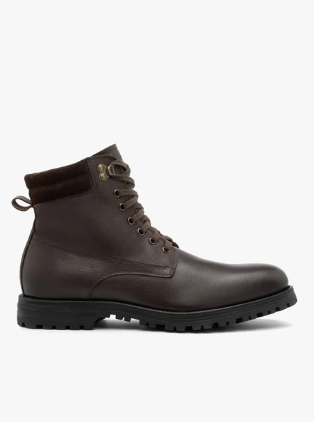 Dunkelbraune Freizeitstiefel