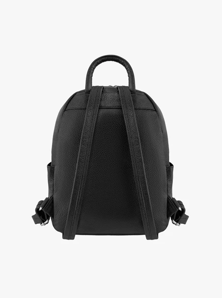 Schwarzer Damen-Rucksack aus Leder