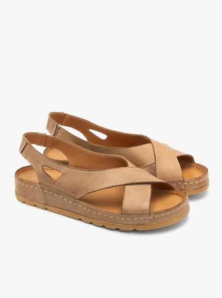 Beige women’s sandals