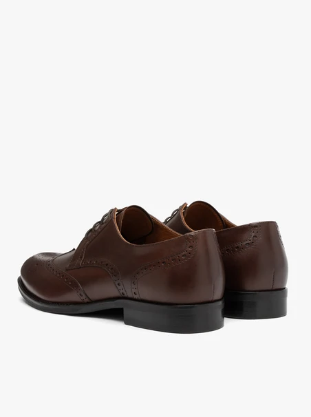 Braune Premium-Halbschuhe für Männer