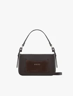 Kleine braune Tasche aus Bonded Leather
