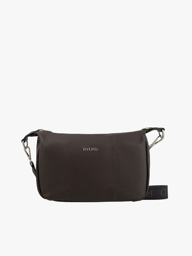 Brown medium-sized spacious handbag