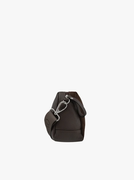 Kleine braune Handtasche mit Ryłko-Logo